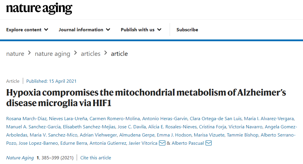 《自然》：局部脑缺氧会降低免疫系统对阿尔茨海默病的防御能力(图2)