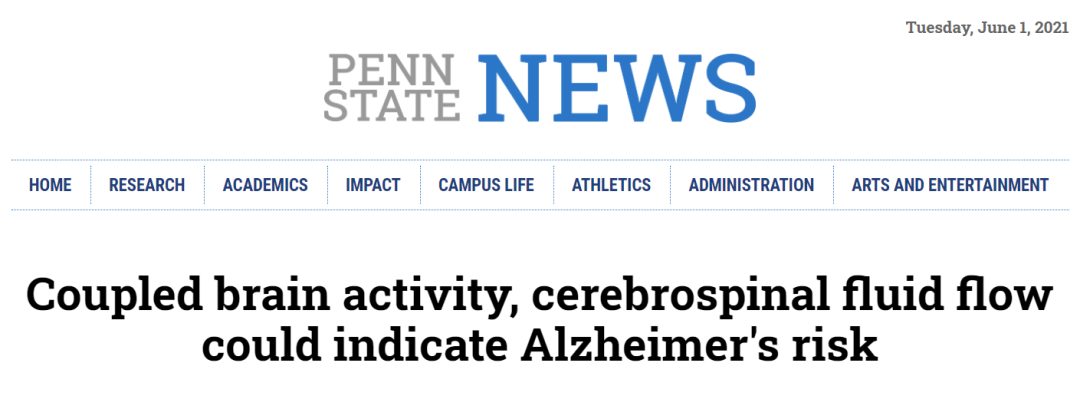 睡眠依赖性低频全脑活动可清除阿尔茨海默病相关毒素积聚！(图1)