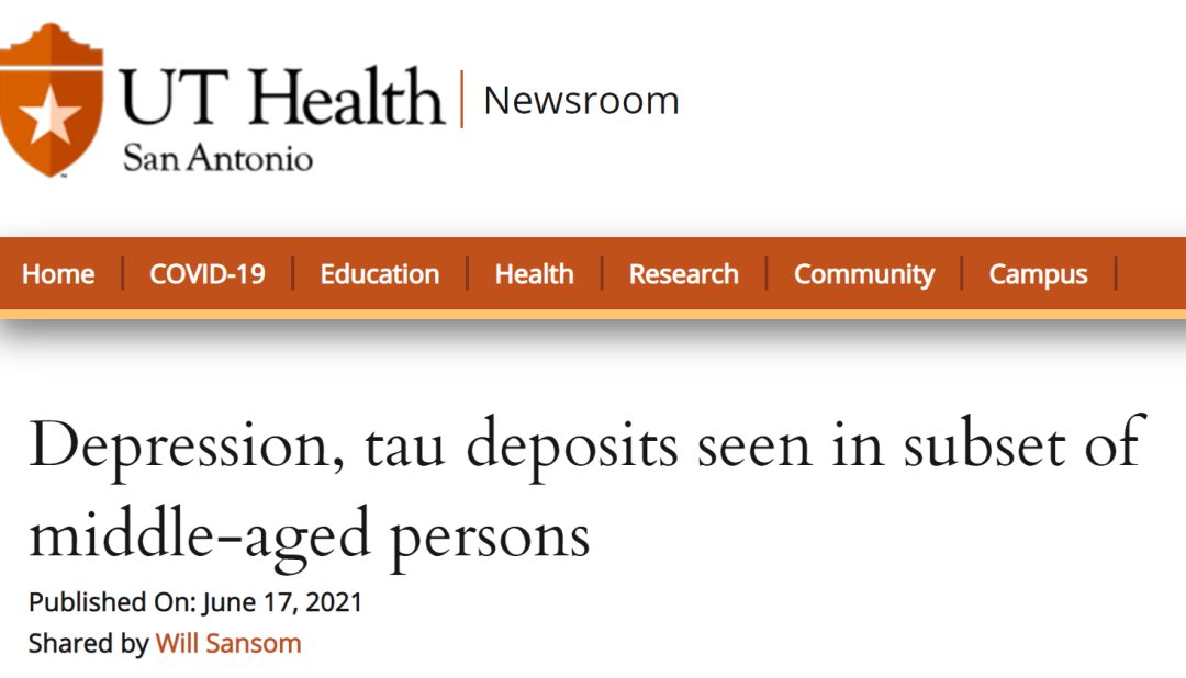 中年人的抑郁和tau沉积有何关系？(图1)