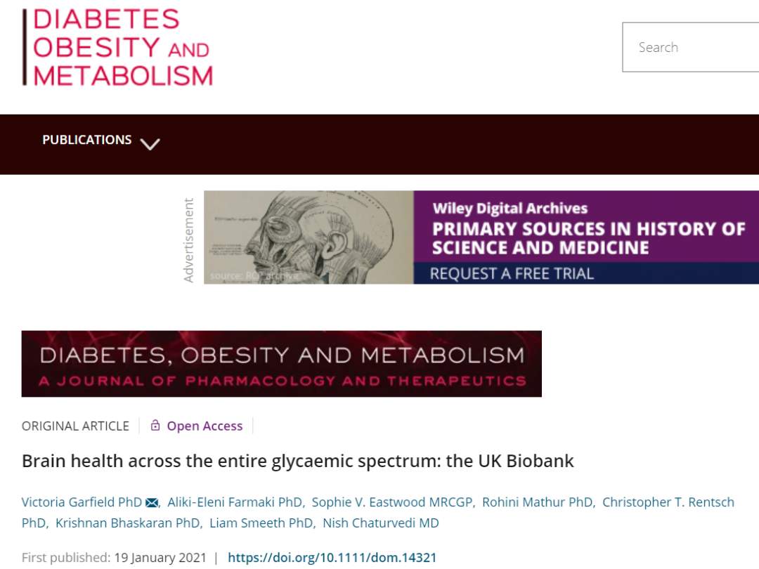 新研究成果：糖尿病前期可能与大脑健康恶化有关(图2)