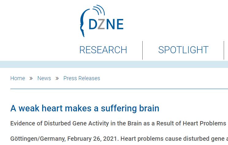 《EMBO分子医学》：心脏病患者患痴呆症风险会增加(图1)