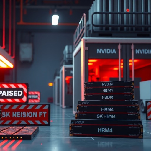 SK海力士HBM4出货量将骤减30% 英伟达新AI芯片量产节奏受阻(图1)