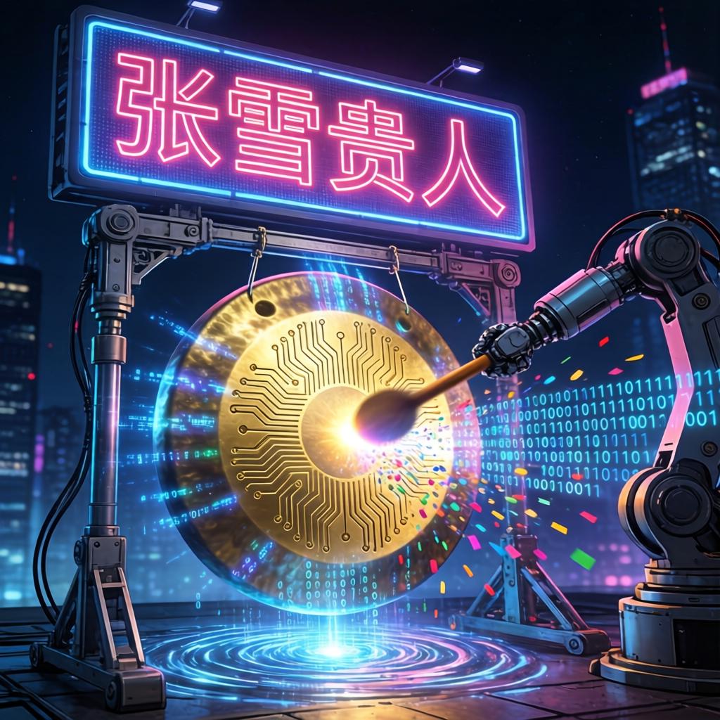 张雪贵人要去敲钟了(图1)