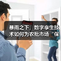 暴雨之下，数字孪生技术如何为农批市场“保驾护航”？（图1）