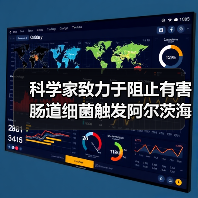 科学家致力于阻止有害肠道细菌触发阿尔茨海默病（图4）