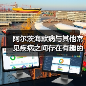 阿尔茨海默病与其他常见疾病之间存在有趣的联系（图4）