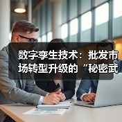 数字孪生技术:批发市场转型升级的“秘密武器”(图1) 数字孪生技术:批发市场转型升级的“秘密武器”(图1)