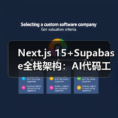 Next.js 15+Supabase全栈架构：AI代码工具如何缩短部署周期（图1）