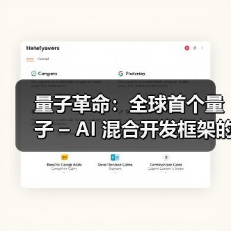 量子革命：全球首个量子 – AI 混合开发框架的破局之路（图2）