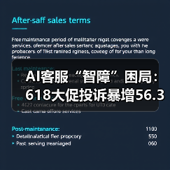 AI客服“智障”困局:618大促投诉暴增56.3%,全栈开发如何拯救电商服务崩盘?(图2) AI客服“智障”困局:618大促投诉暴增56.3%,全栈开发如何拯救电商服务崩盘?(图2)