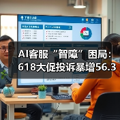 AI客服“智障”困局:618大促投诉暴增56.3%,全栈开发如何拯救电商服务崩盘?(图1) AI客服“智障”困局:618大促投诉暴增56.3%,全栈开发如何拯救电商服务崩盘?(图1)