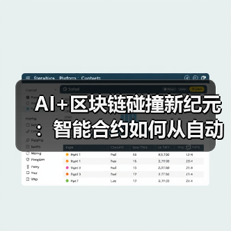 AI+区块链碰撞新纪元:智能合约如何从自动到自主?(图1) AI+区块链碰撞新纪元:智能合约如何从自动到自主?(图1)