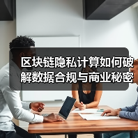 区块链隐私计算如何破解数据合规与商业秘密的两难困境?(图4) 区块链隐私计算如何破解数据合规与商业秘密的两难困境?(图4)