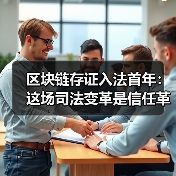区块链存证入法首年：这场司法变革是信任革命还是技术泡沫？（图1）