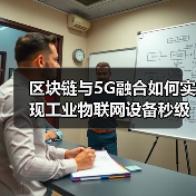 区块链与5G融合如何实现工业物联网设备秒级可信上链？（图1）