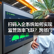 扫码入企系统如何实现监管效率飞跃？跨部门数据协同革新（图1）