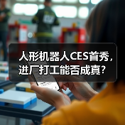 人形机器人CES首秀,进厂打工能否成真?(图1) 人形机器人CES首秀,进厂打工能否成真?(图1)