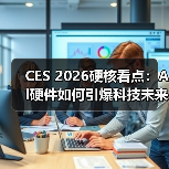 CES 2026硬核看点:AI硬件如何引爆科技未来?(图4) CES 2026硬核看点:AI硬件如何引爆科技未来?(图4)