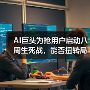 AI巨头为抢用户启动八周生死战,能否扭转局势?(图1) AI巨头为抢用户启动八周生死战,能否扭转局势?(图1)