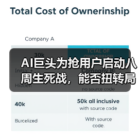 AI巨头为抢用户启动八周生死战,能否扭转局势?(图2) AI巨头为抢用户启动八周生死战,能否扭转局势?(图2)