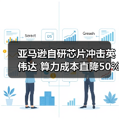 亚马逊自研芯片冲击英伟达 算力成本直降50%(图3) 亚马逊自研芯片冲击英伟达 算力成本直降50%(图3)