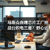 马斯克自建芯片工厂挑战台积电三星?野心远超想象(图4) 马斯克自建芯片工厂挑战台积电三星?野心远超想象(图4)