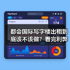 都会国际写字楼出租到底该不该做？看完利弊再决定（图1）