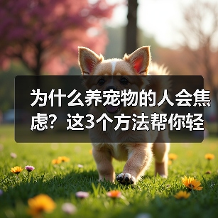 为什么养宠物的人会焦虑？这3个方法帮你轻松应对（图3）