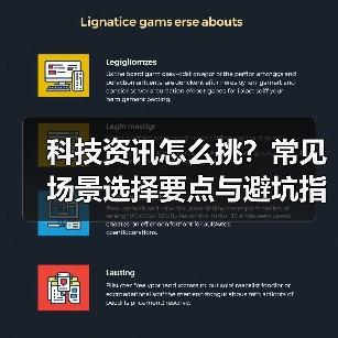 科技资讯怎么挑？常见场景选择要点与避坑指南（图2）