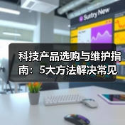 科技产品选购与维护指南：5大方法解决常见问题2026（图3）