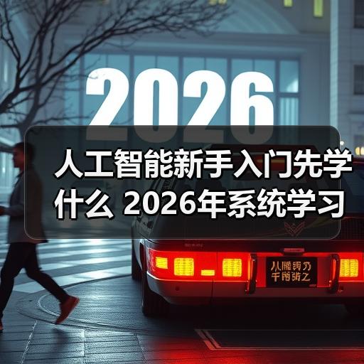 人工智能新手入门先学什么 2026年系统