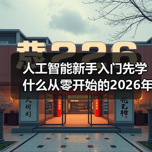 人工智能新手入门先学什么从零开始的202