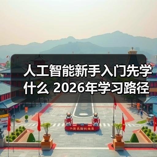 人工智能新手入门先学什么 2026年学习